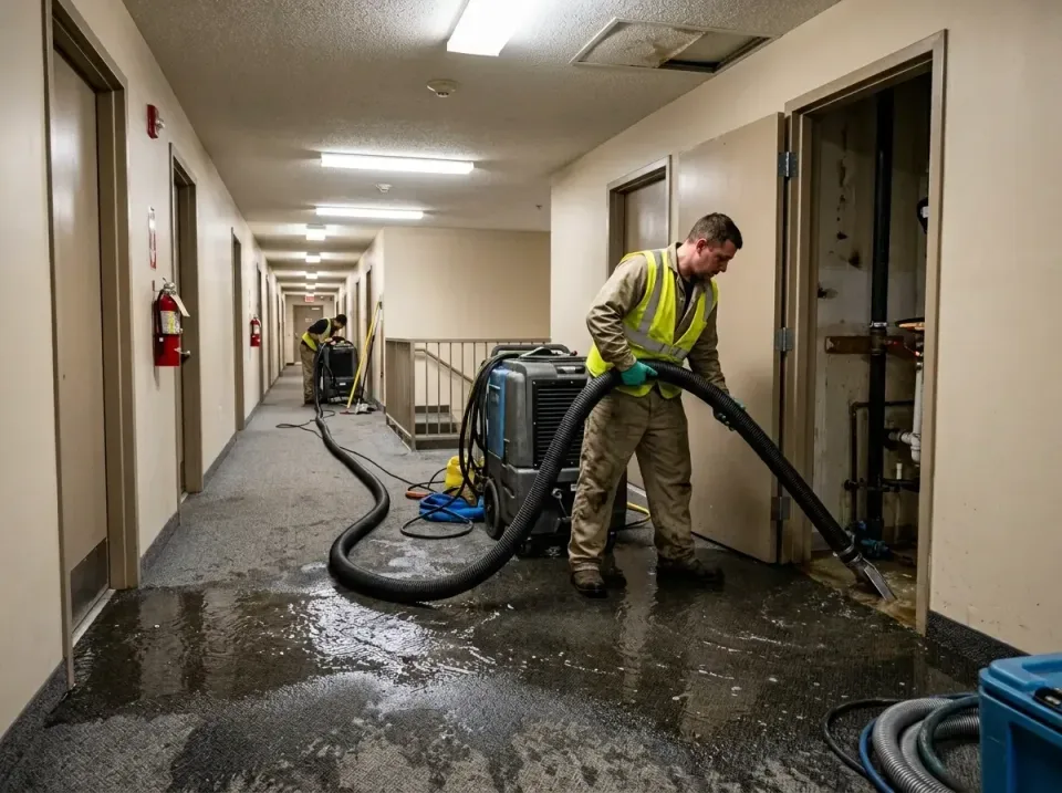 multi-unit-apartment-hallway-f-005 — frequently asked questions, Emergency Burst Pipe Water Extraction & Removal in Mount Ju…